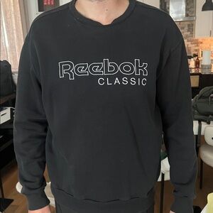 Reebok Classic Black Crewneck